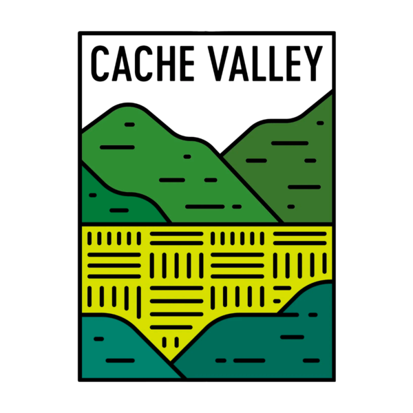 Cache Valley Sticker Rectangle